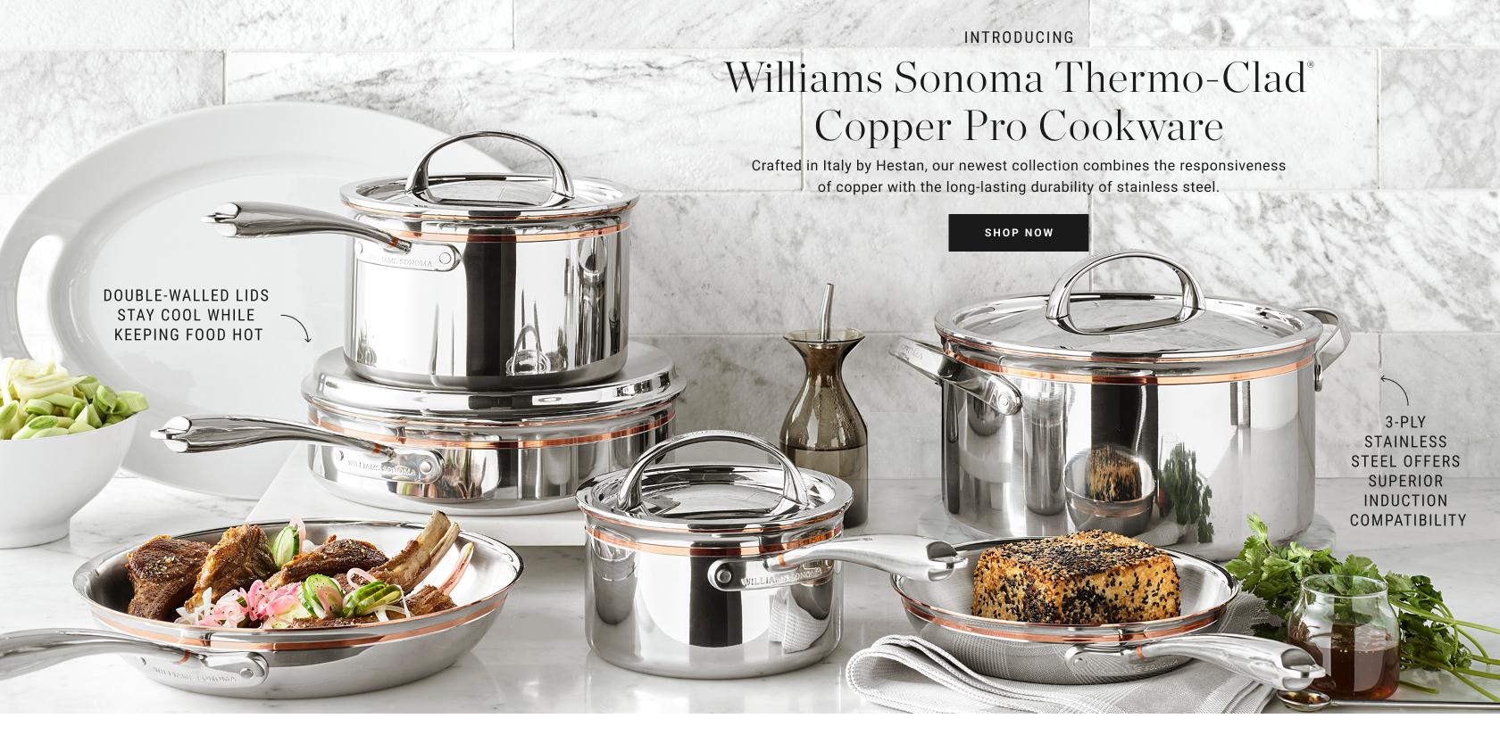Thermo-Clad Copper Pro Cookware