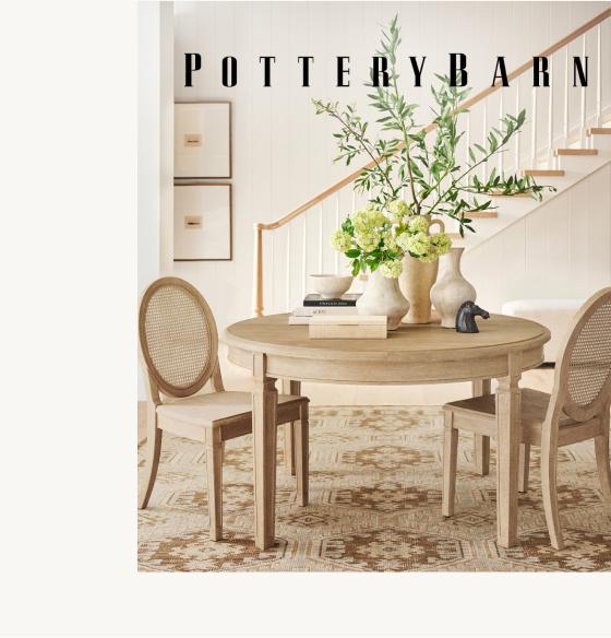 Pottery Barn | Featuring Aptos Dining Table and Chairs | Shop Now