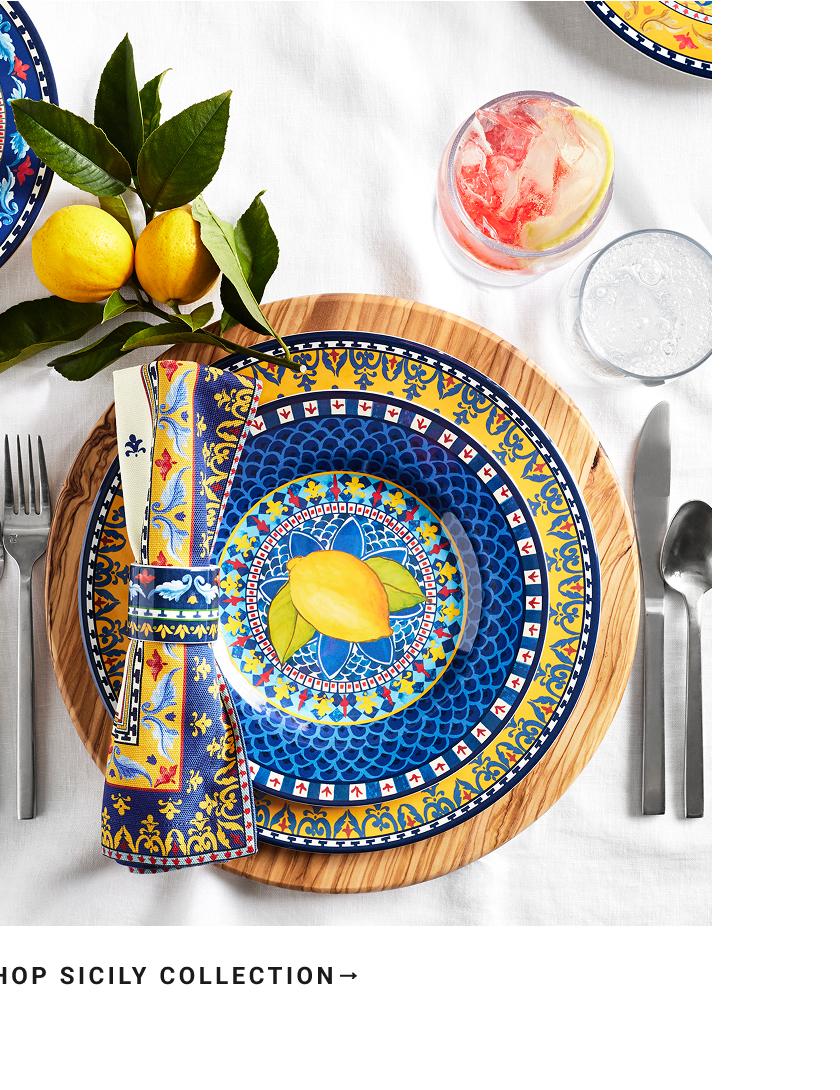 Shop Sicily Outdoor Dinnerware