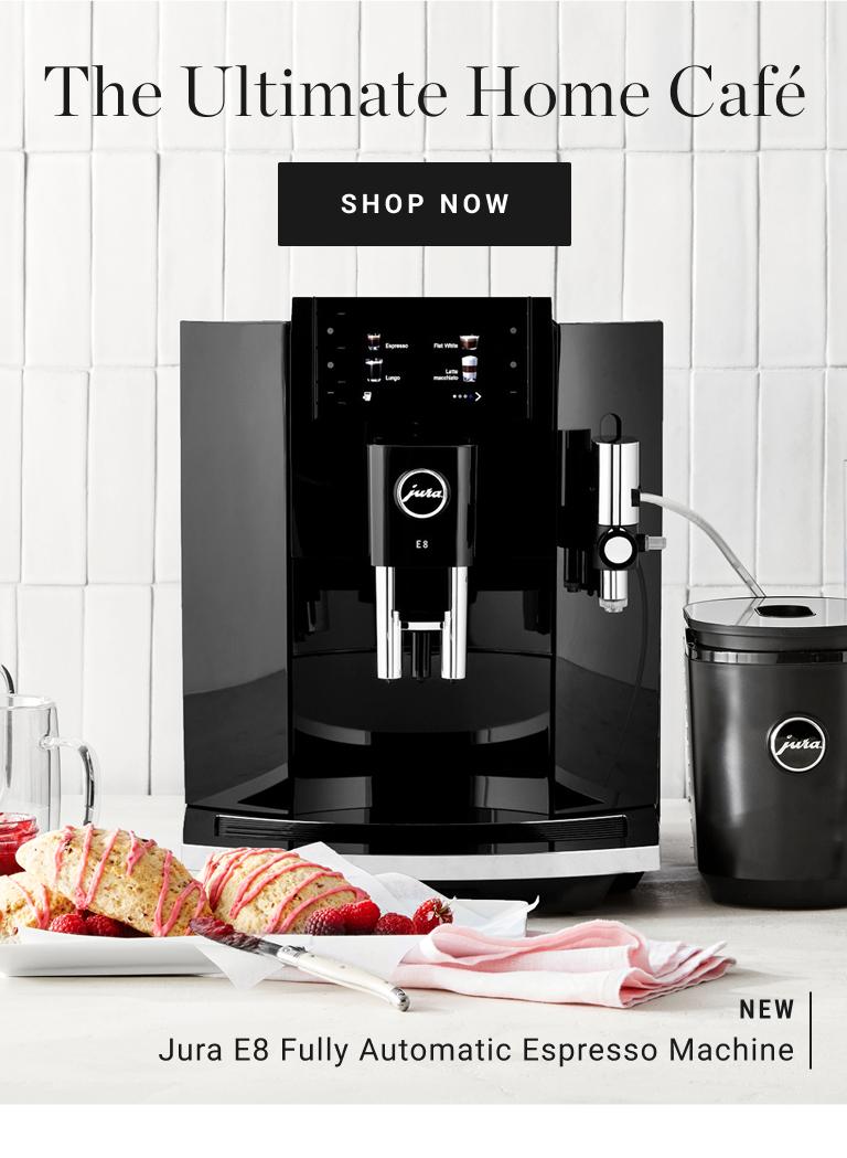 Espresso and Coffee Makers featuring JURA J8 Fully Automatic Espresso Machine in Black