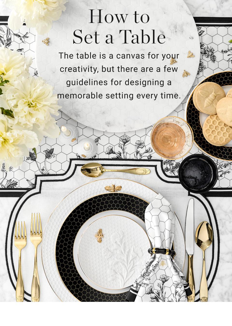 How to Set a Table