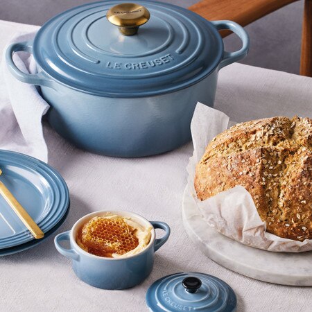 Le Creuset Signature Chambray Collection