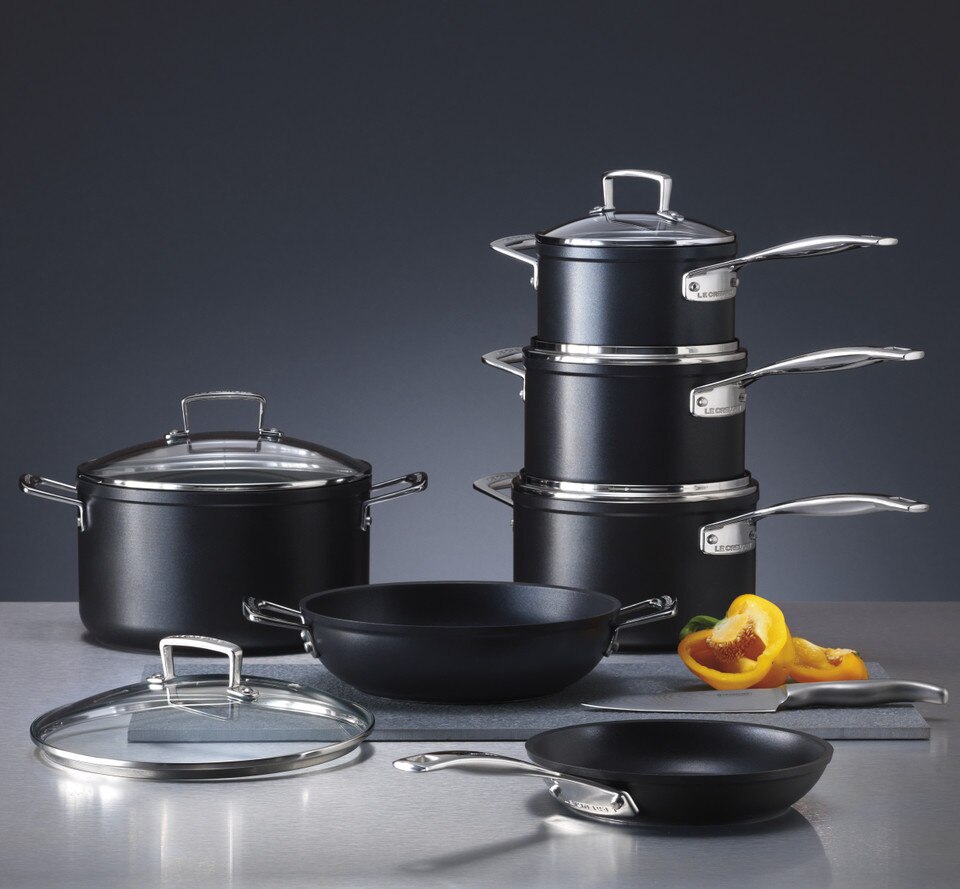 Le Creuset Toughened Non-Stick Saucepan Set