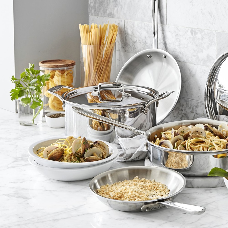 All-Clad D5® Stainless-Steel Sauté Pan
