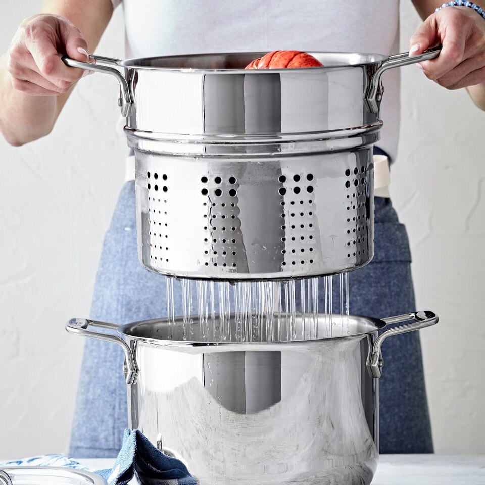 All-Clad Gourmet Accessories Pasta Pot, 5.7 L - Williams Sonoma Australia