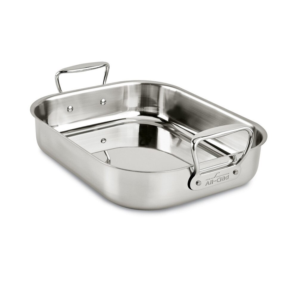 All-Clad Stainless-Steel Roaster with Rack