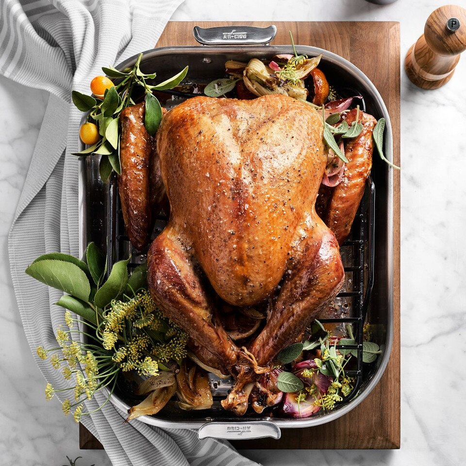 All-Clad Stainless-Steel Roaster with Rack