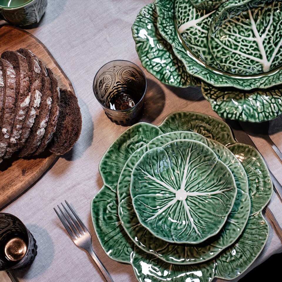 Bordallo Pinheiro Cabbage Dinner Plate