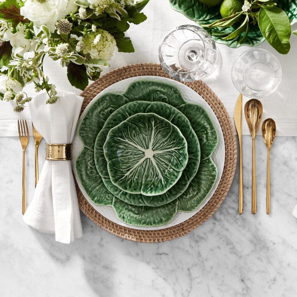 Bordallo Pinheiro Cabbage Dinner Plate