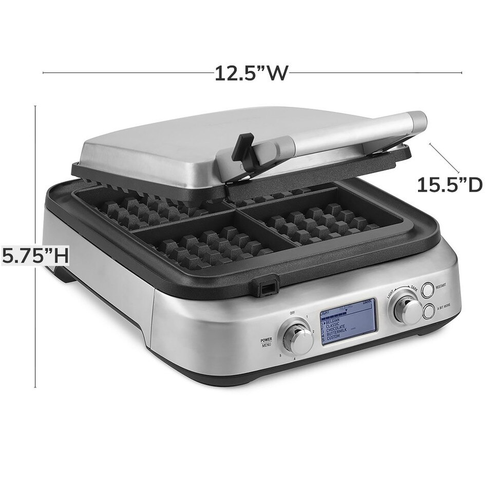 Breville Smart Waffle Maker, 4 Slice