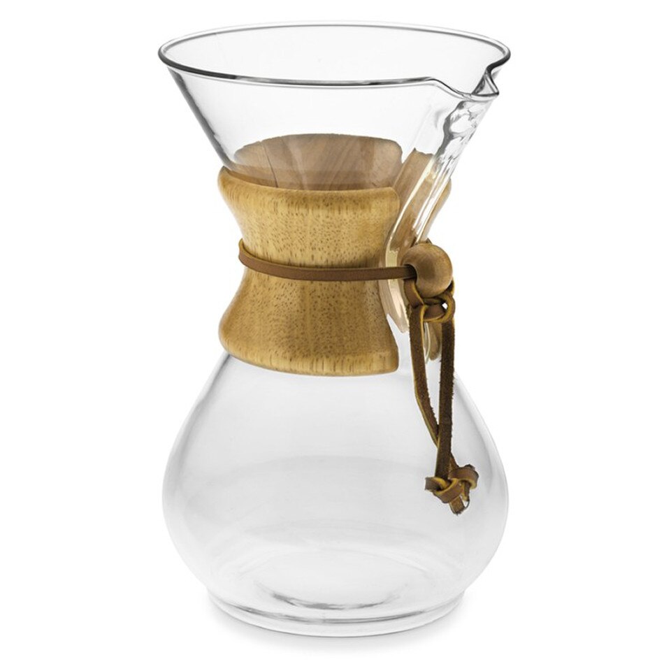 Chemex® Pour-Over Glass Coffee Maker with Wood Collar