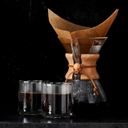 Chemex Cooks Pour Over Coffee Kit ChemexÂ® Pour-Over Glass Coffee