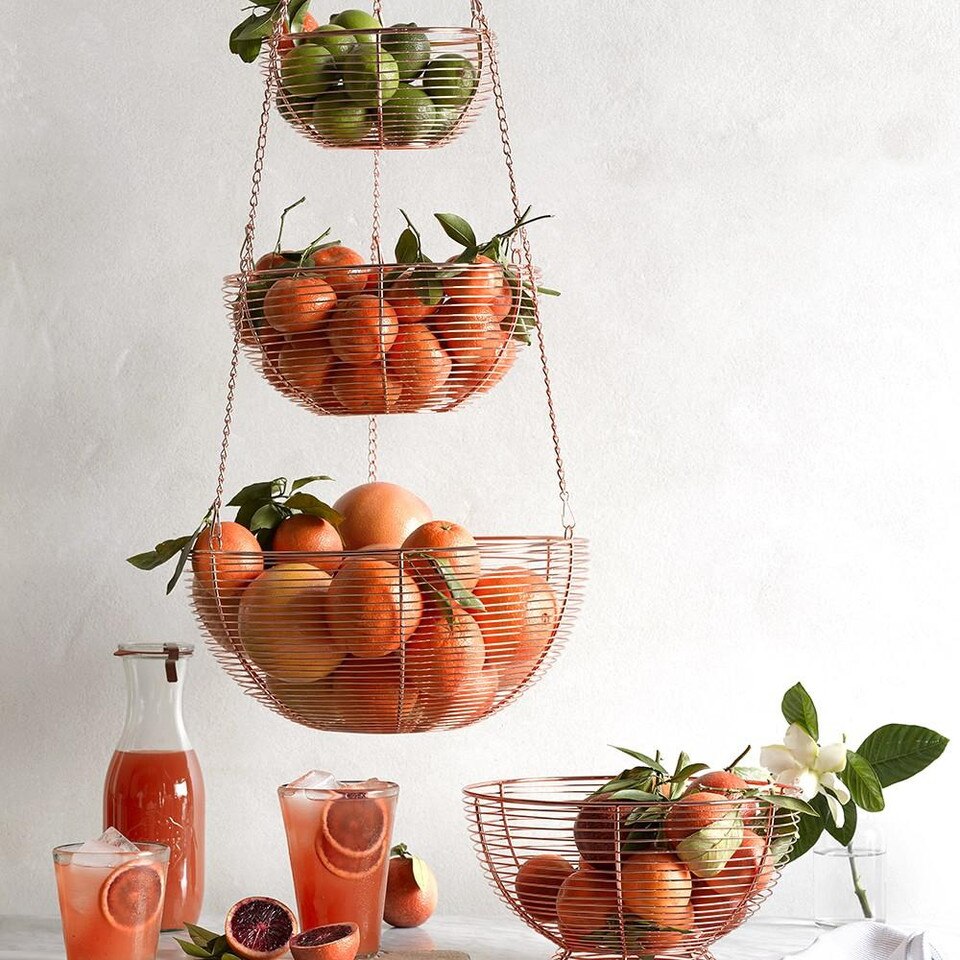 Copper Wire Fruit Basket | Williams Sonoma AU