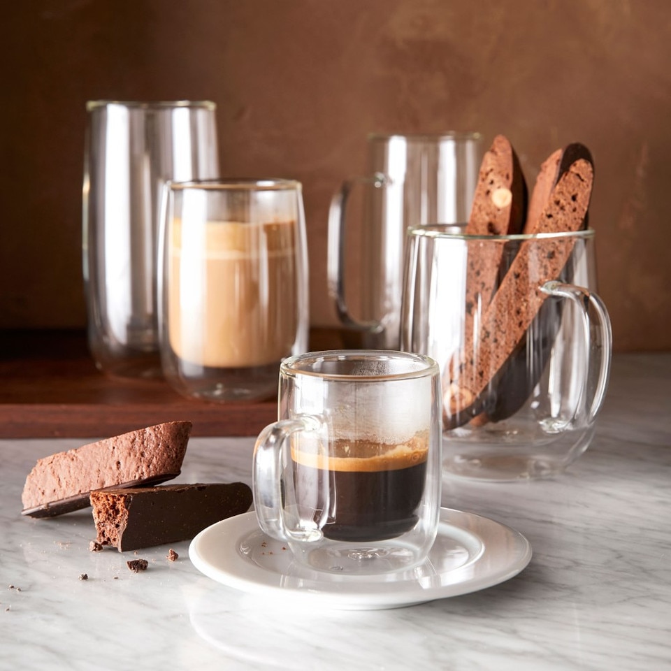 Double-Wall Glass Coffee Mug