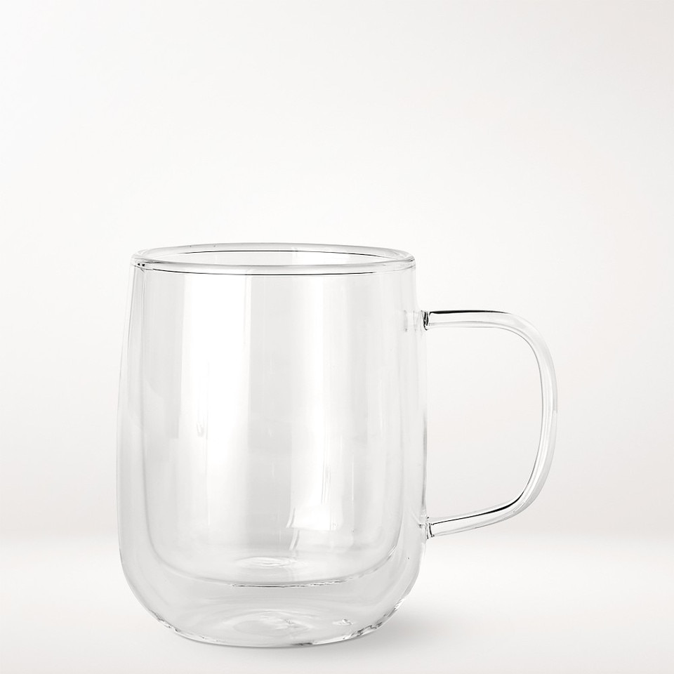 Double-Wall Glass Coffee Mug