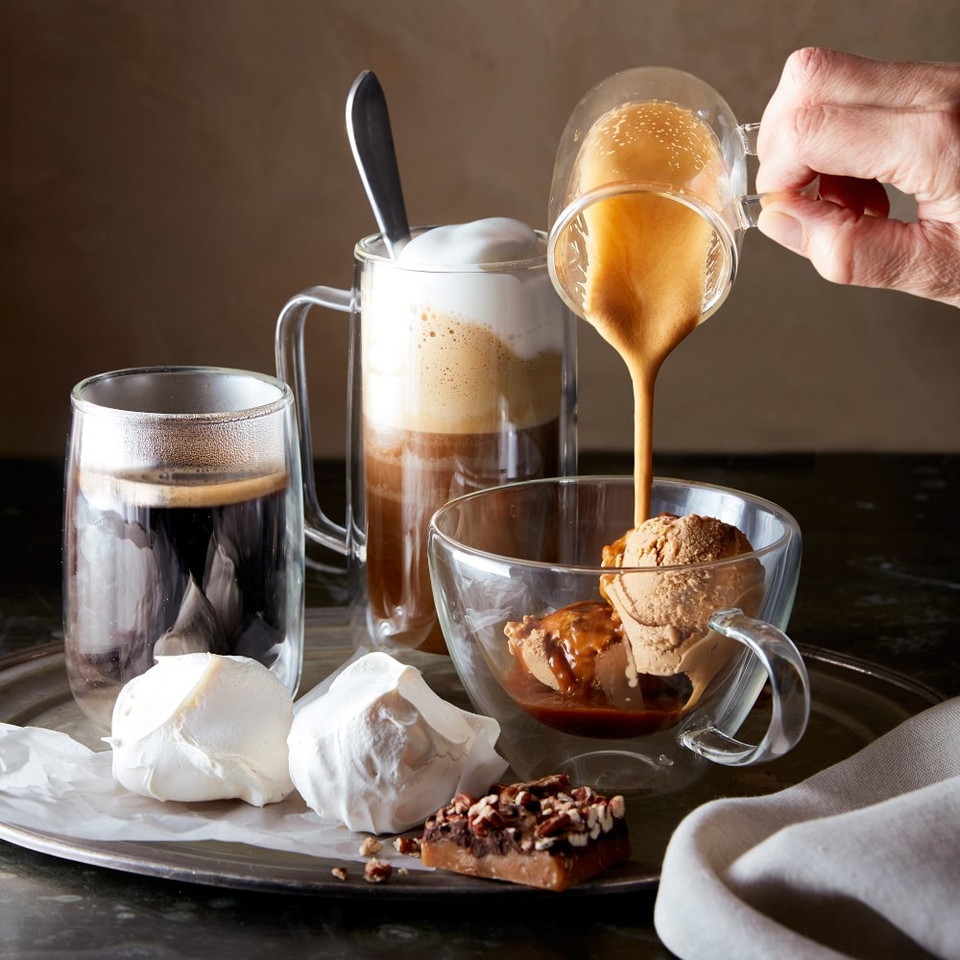 Double-Wall Glass Latte Mug