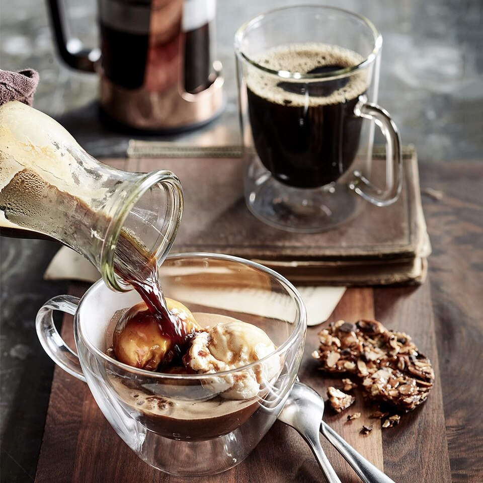 Double-Wall Glass Latte Mug