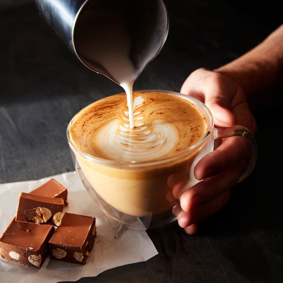 Double-Wall Glass Latte Mug