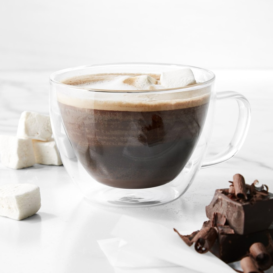 Double-Wall Glass Latte Mug