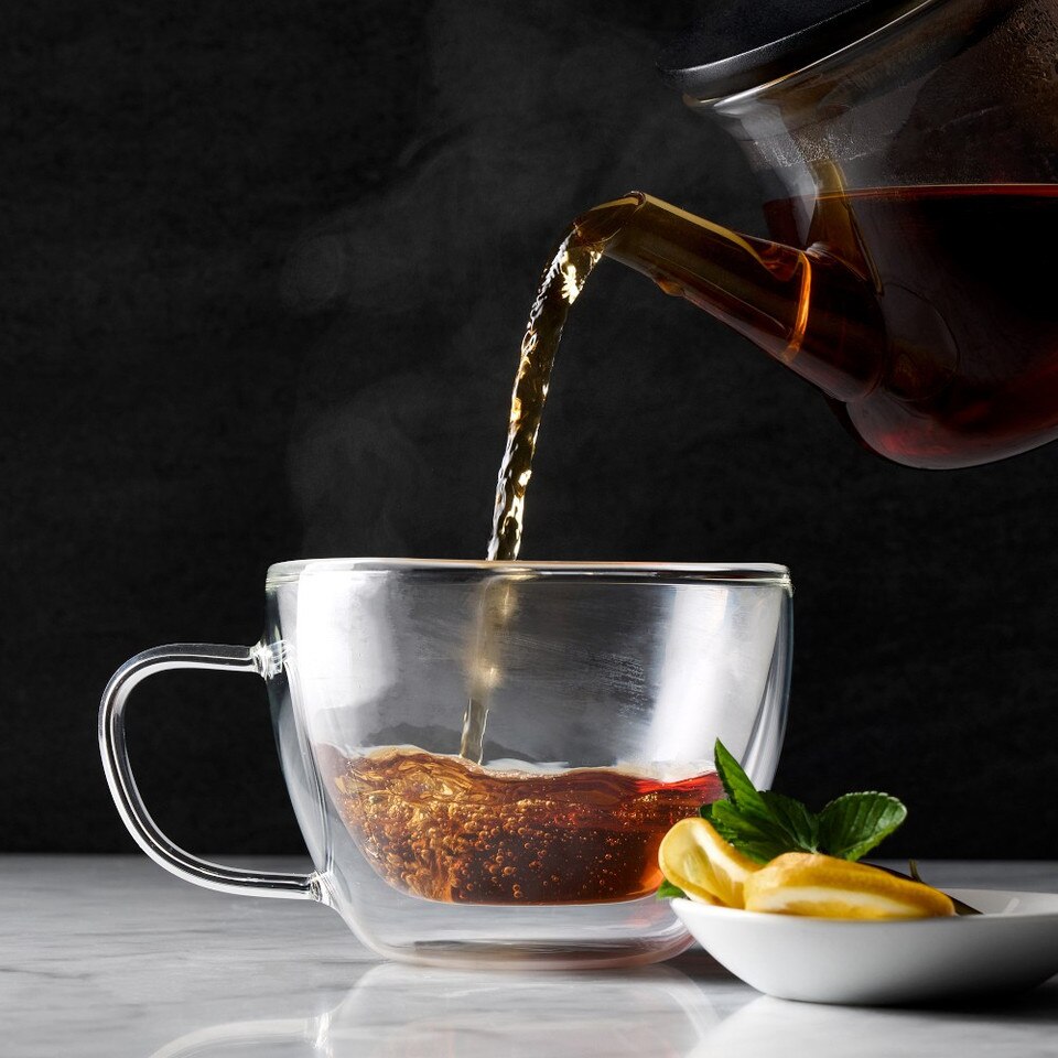 Double-Wall Glass Latte Mug