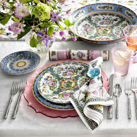 Famille Rose Dinnerware Williams Sonoma Plates Famille Rose