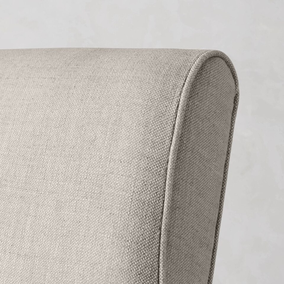 Fitzgerald Dining Armchair, Natural Linen