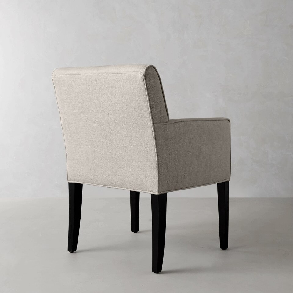Fitzgerald Dining Armchair, Natural Linen