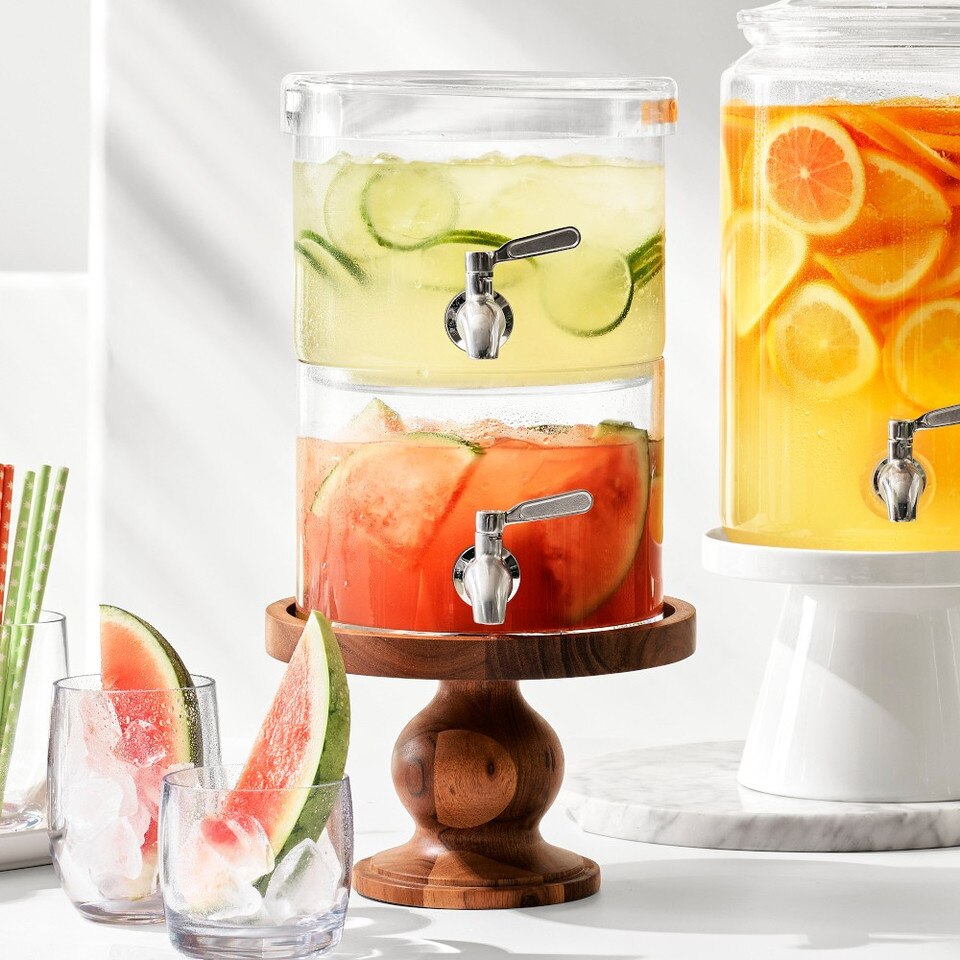 Glass Stacking Beverage Dispenser