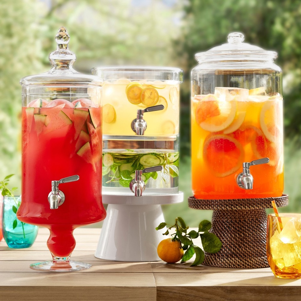 Glass Stacking Beverage Dispenser