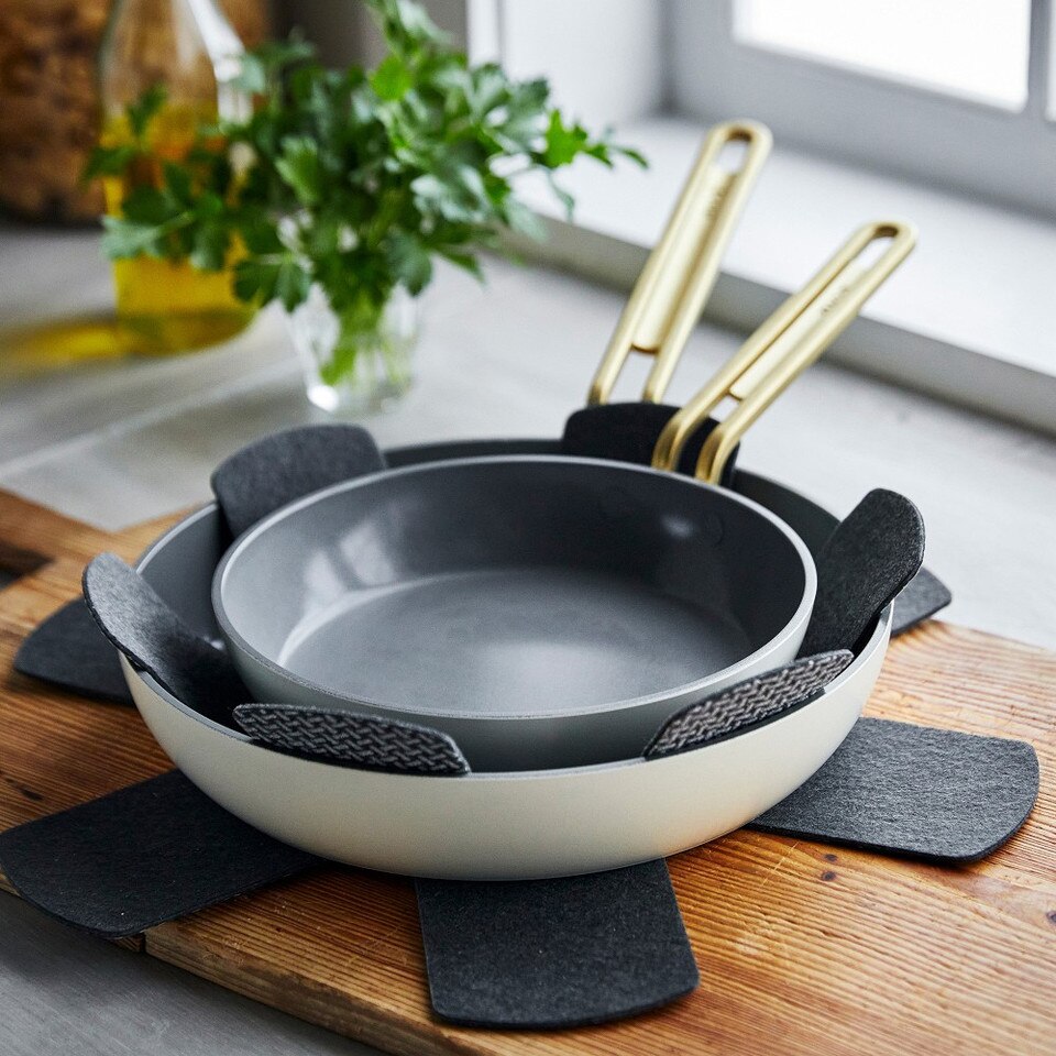 GreenPan™ Stanley Tucci™ Ceramic Non-Stick Frying Pan Set, 20cm & 25cm
