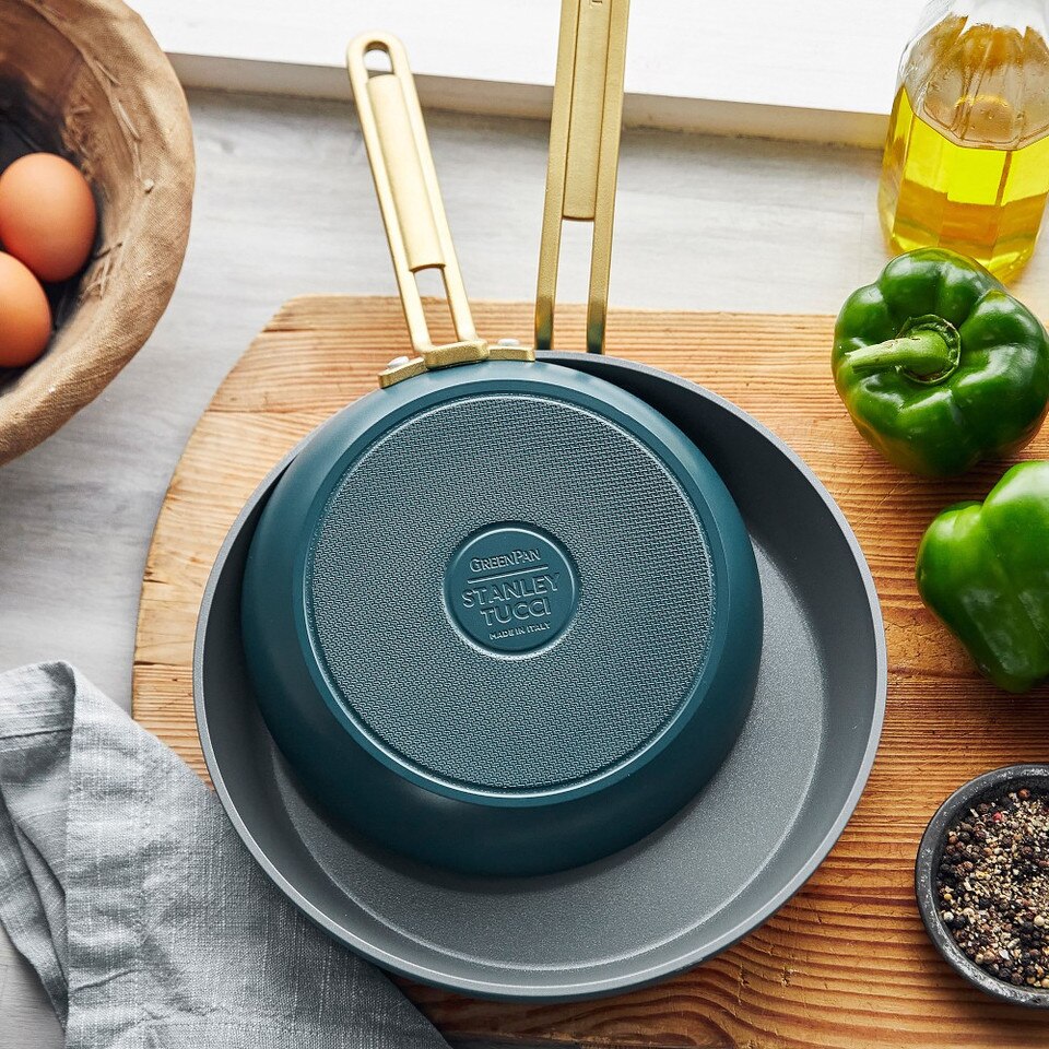 GreenPan™ Stanley Tucci™ Ceramic Non-Stick Frying Pan Set, 20cm & 25cm