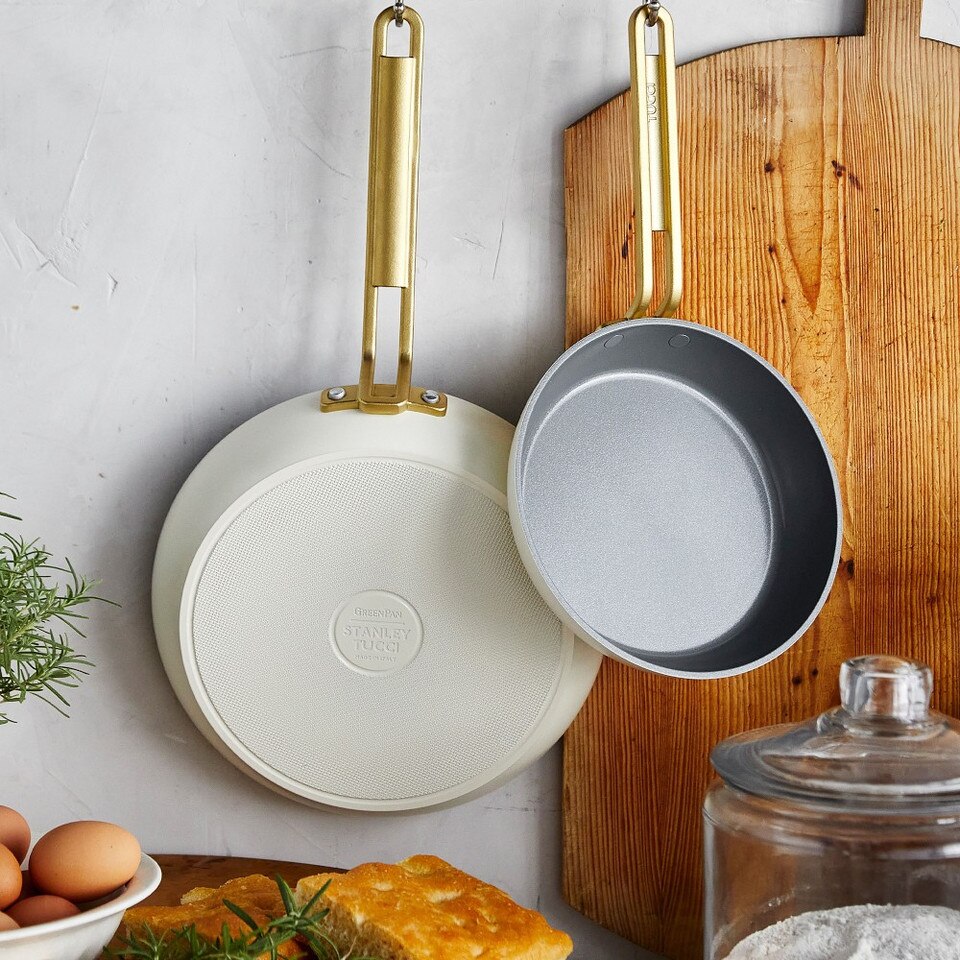 GreenPan™ Stanley Tucci™ Ceramic Non-Stick Frying Pan Set, 20cm & 25cm
