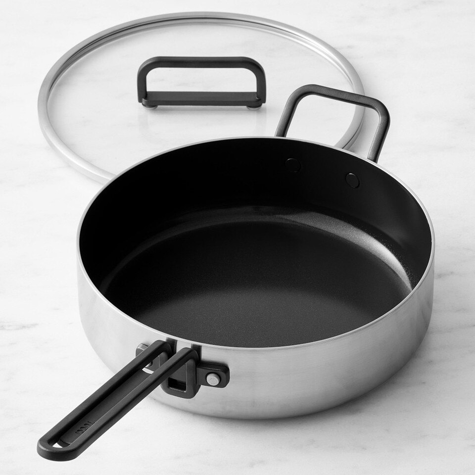 GreenPan™ Stanley Tucci™ Stainless Steel Ceramic Non-Stick Saute Pan, 3.8L