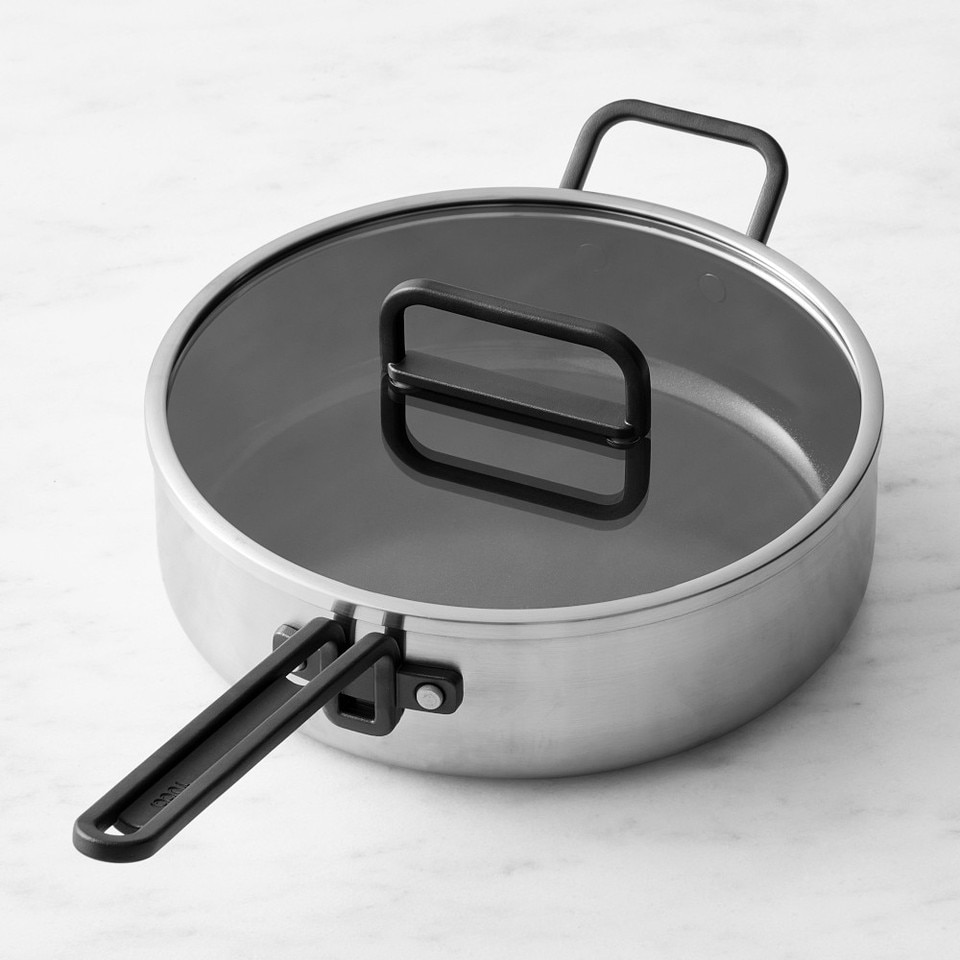 GreenPan™ Stanley Tucci™ Stainless Steel Ceramic Non-Stick Saute Pan, 3.8L