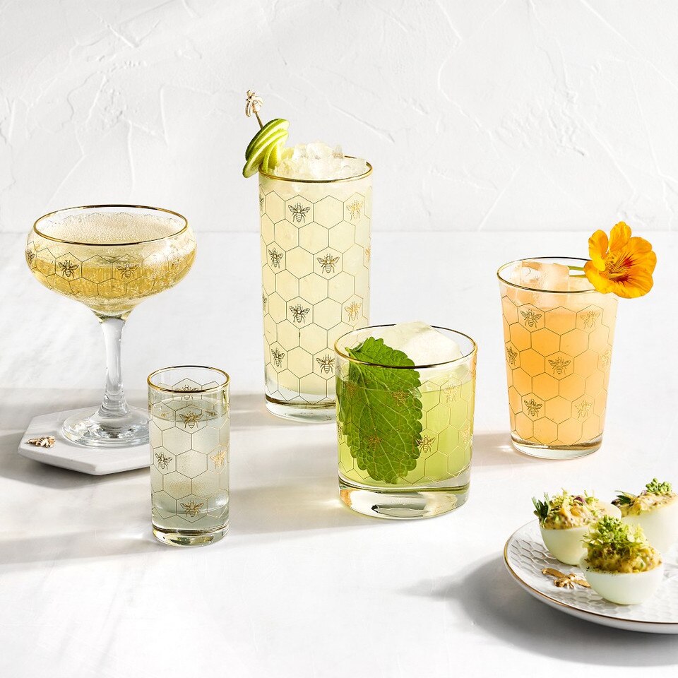 Honeycomb Coupe Glasses