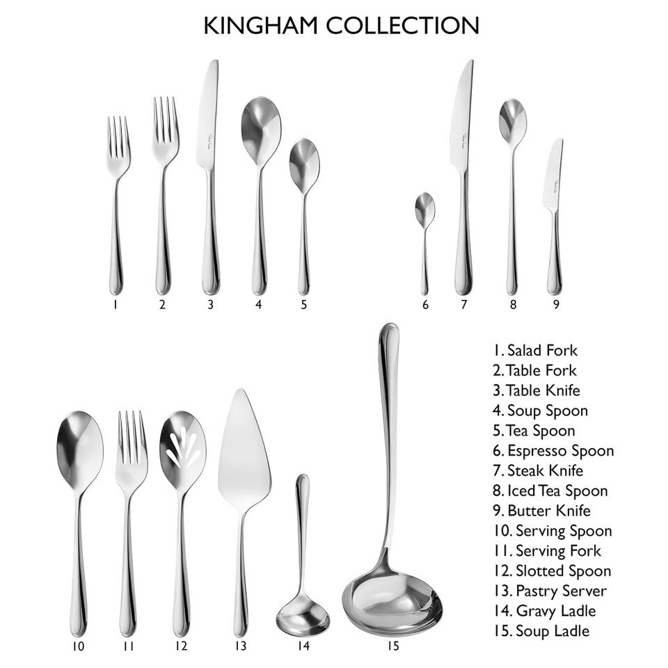 Kingham Open Stock Salad Fork