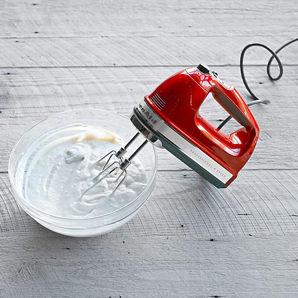 kitchenaid khm926 empire red hand mixer