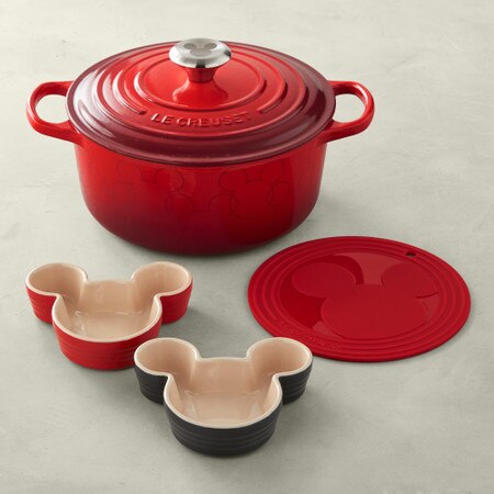 Le Creuset Disney Mickey Mouse 5 Piece Cookware Set Williams Sonoma Australia