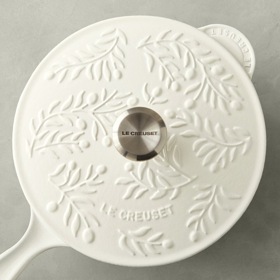 Le Creuset Olive Branch Collection Enamelled Cast Iron Saucier