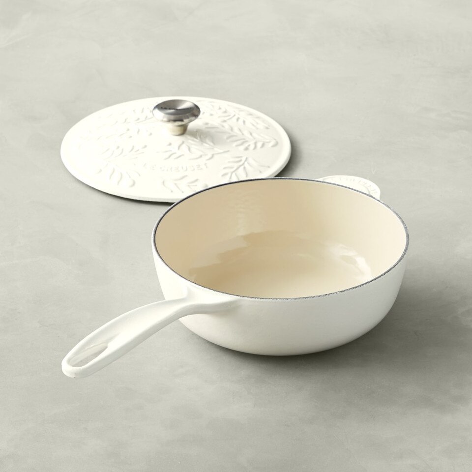 Le Creuset Olive Branch Collection Enamelled Cast Iron Saucier