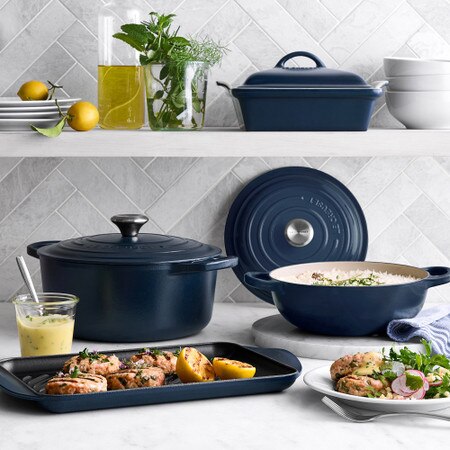 Le Creuset Matte Navy Navy Blue Dutch Oven Le Creuset Signature