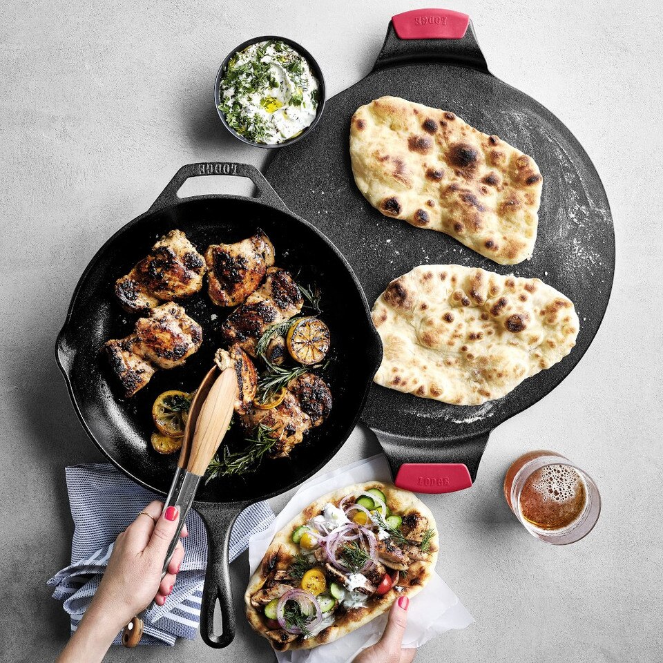 Lodge Round Cast-Iron Fry Pan