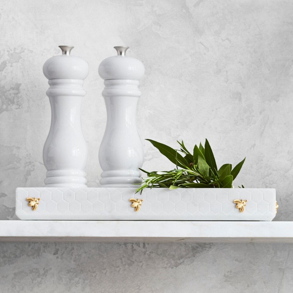 Marble Honeycomb Benchtop Tray