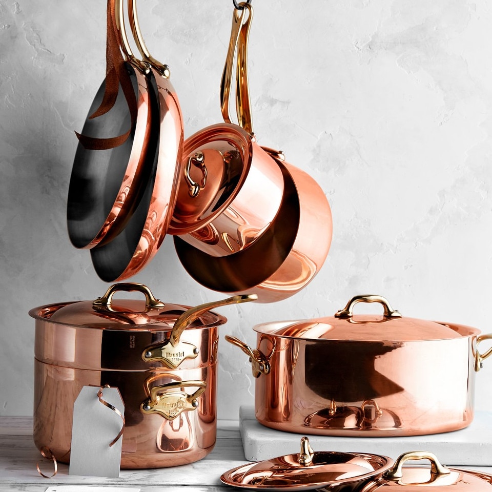 Mauviel M'150 B Copper 12-Piece Cookware Set