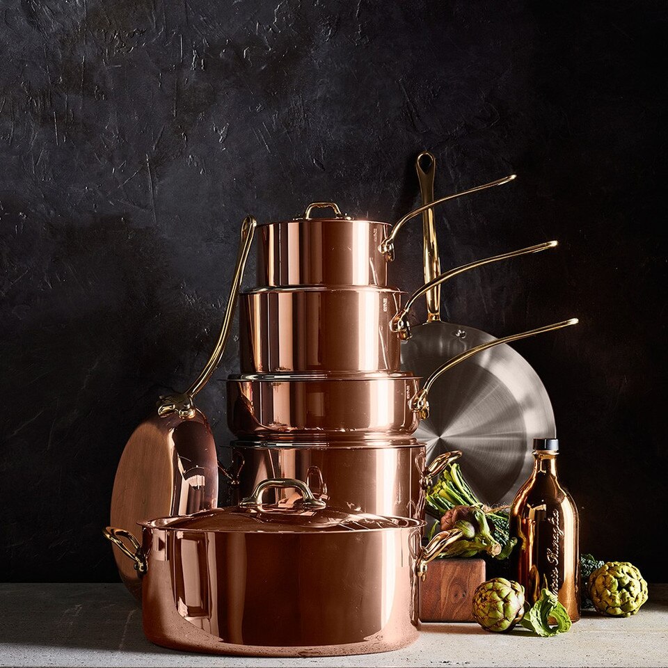 Mauviel M'150 B Copper Frying Pans