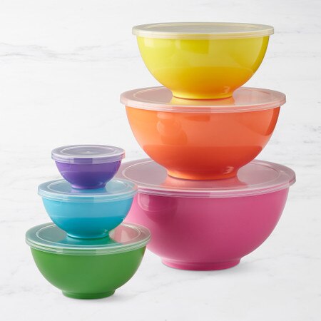 Flour Shop Melamine Mixing Bowls with Lids Williams Sonoma Australia
