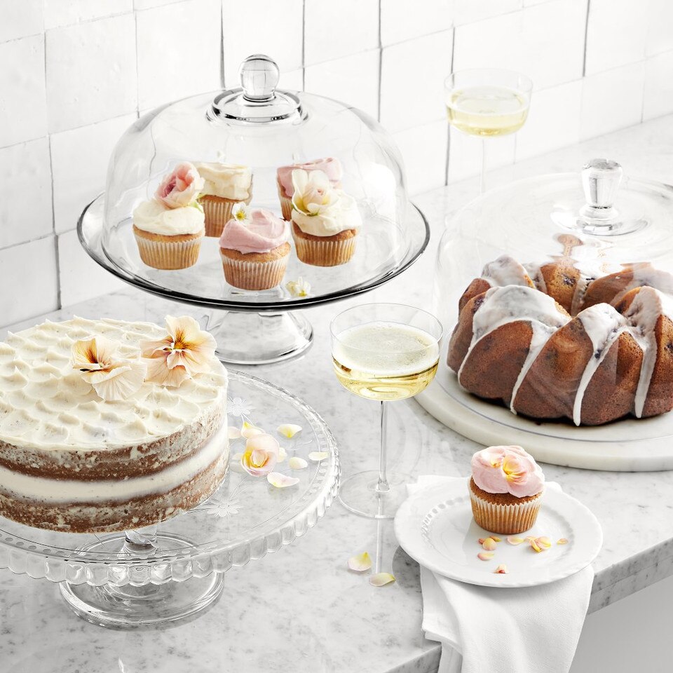 Glass Domed Cake Plate/Punch Bowl