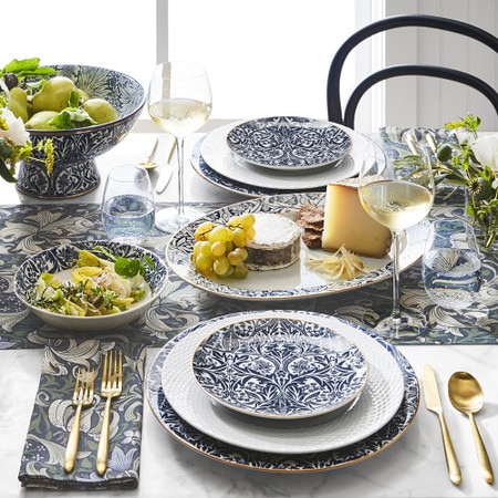 William Morris William Sonoma Dinnerware Set William Morris
