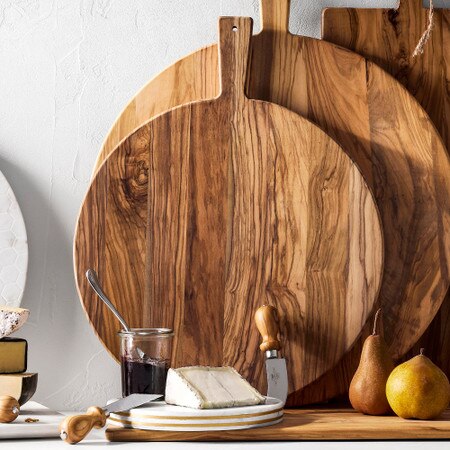 Olivewood Round Cheese Board Williams Sonoma Australia