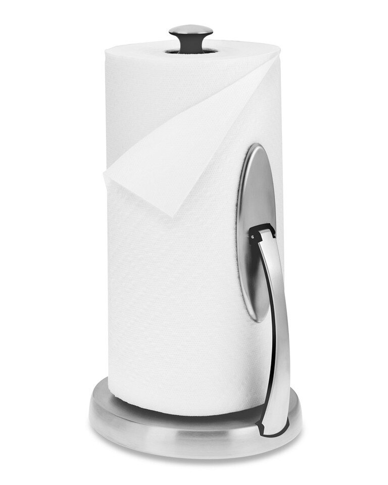 OXO Paper Towel Holder, Brushed Stainless-Steel | Williams ...